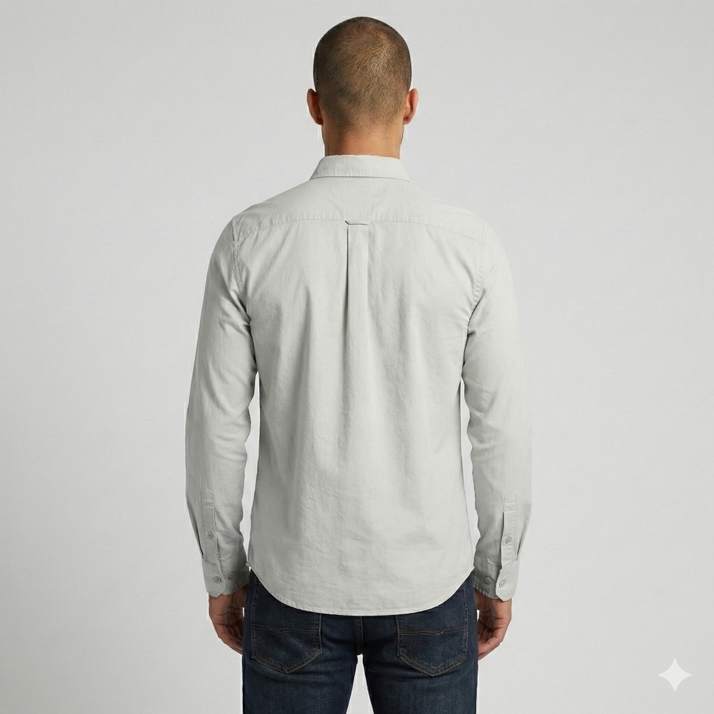 Armani Exchange Light White Button Down Casual Shirt - Picture 3 of 4